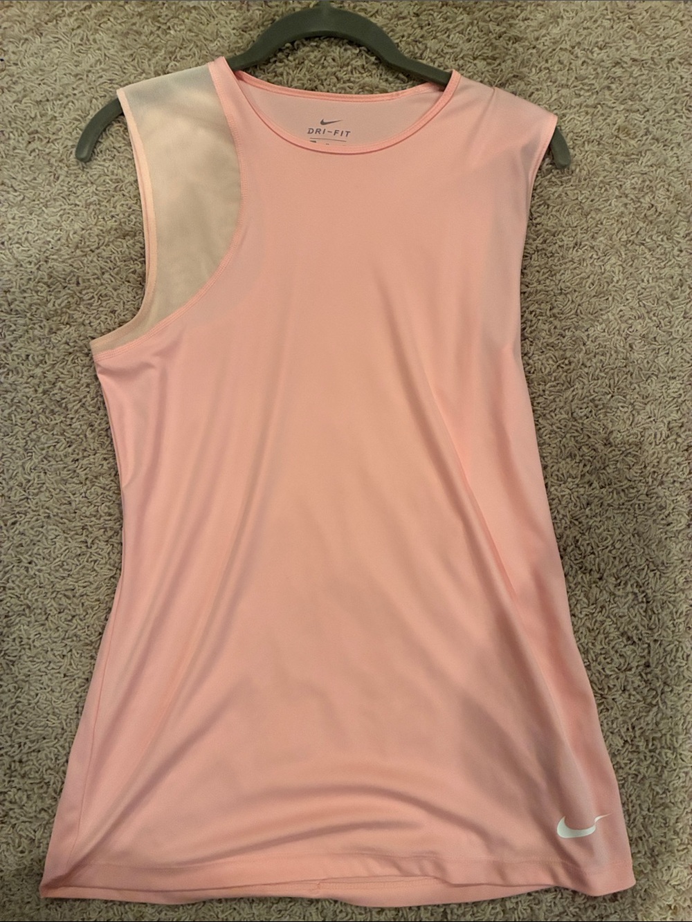 Nike Pink Dri-FIT Sleeveless Athletic Tank